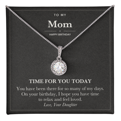 Load image into Gallery viewer, To My Mom Birthday Eternal Hope Necklace - Time for You
