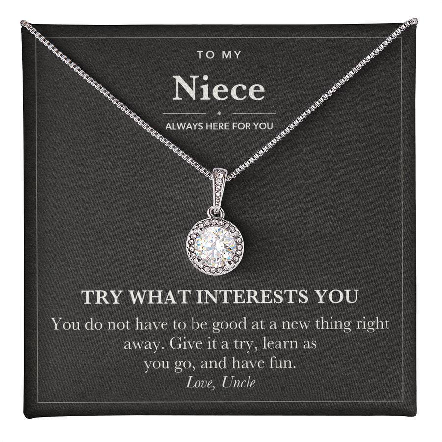 Encouragement Necklace for Niece from Uncle - Try It