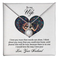 Load image into Gallery viewer, To My Amazing Wife Necklace Silver, Birthday Gift Ideas for Wife from Husband, Unique Gift for Wife
