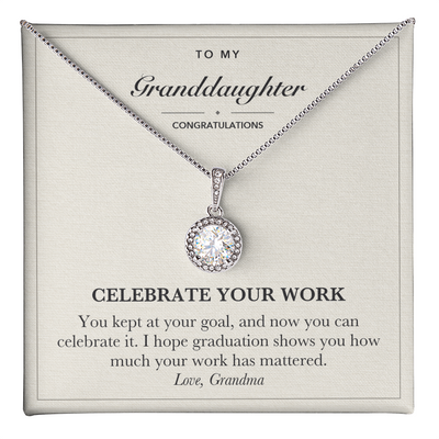 Load image into Gallery viewer, Graduation Eternal Hope Necklace for Granddaughter
