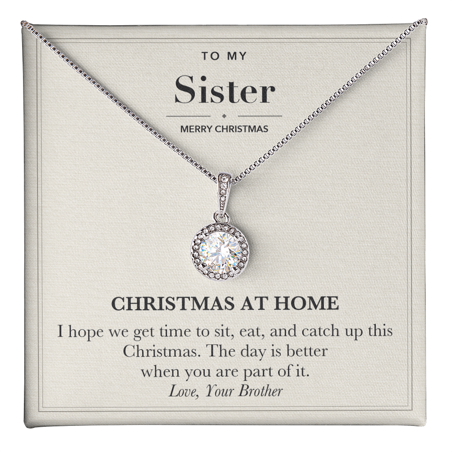 Christmas Gift Necklace for Sister from Brother