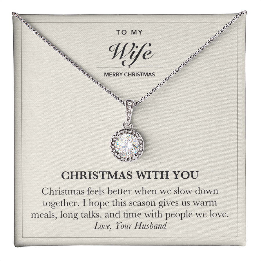Christmas Gift for Wife Eternal Hope Necklace - With You