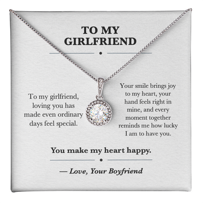 Load image into Gallery viewer, To My Girlfriend Everyday Love Eternal Hope Necklace from Boyfriend
