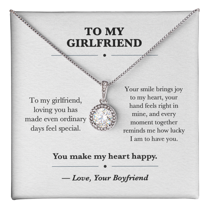 To My Girlfriend Everyday Love Eternal Hope Necklace from Boyfriend