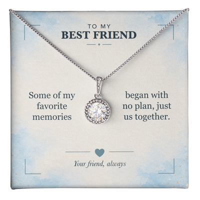 Load image into Gallery viewer, To My Best Friend, Our Favorite Memories - Eternal Hope Necklace
