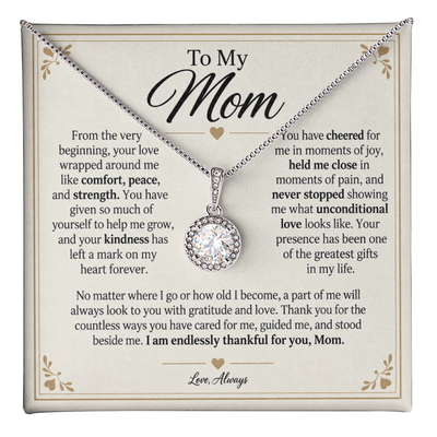 Load image into Gallery viewer, To My Mom - Endlessly Thankful for You Eternal Hope Necklace Gift
