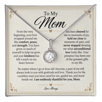 Load image into Gallery viewer, To My Mom - Endlessly Thankful for You Eternal Hope Necklace Gift
