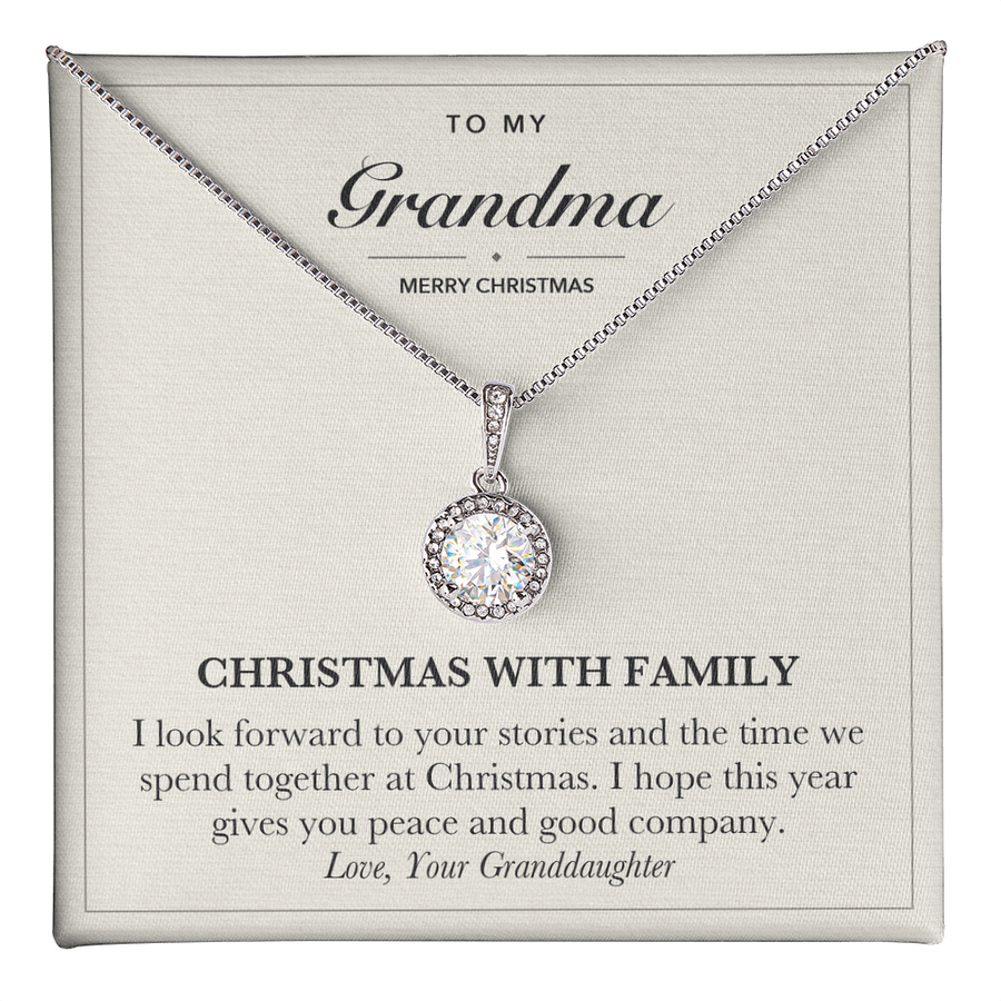 Christmas Gift Eternal Hope Necklace for Grandma