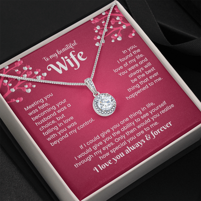 Load image into Gallery viewer, To My Wife Eternal Hope Necklace from Him, Birthday Gifts for Wife, Anniversary, Valentines Day Gift
