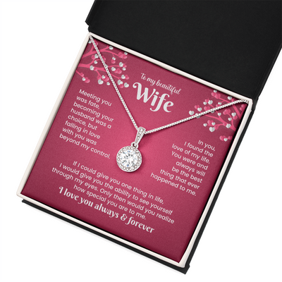 Load image into Gallery viewer, To My Wife Eternal Hope Necklace from Him, Birthday Gifts for Wife, Anniversary, Valentines Day Gift
