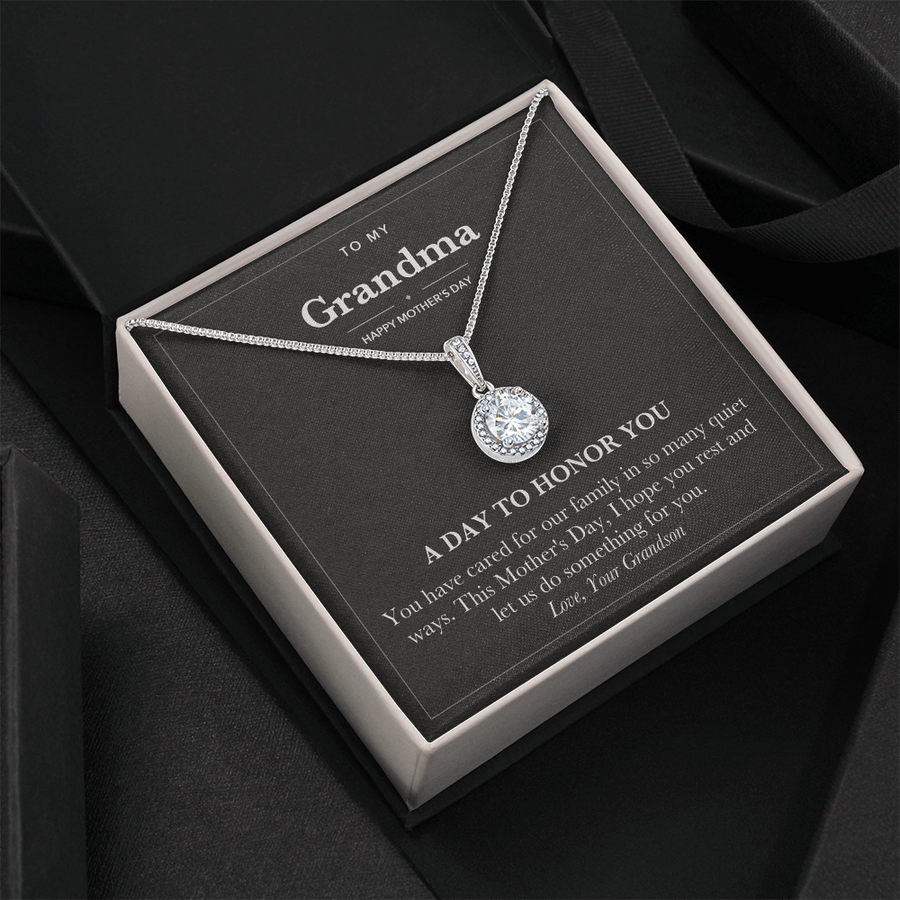 Mother's Day Necklace for Grandma from Grandson