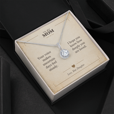 Load image into Gallery viewer, To My Mom Eternal Hope Necklace - Your Steady Voice
