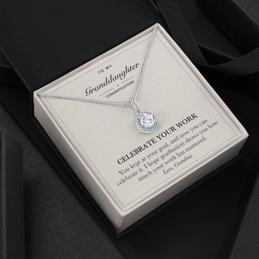 Graduation Eternal Hope Necklace for Granddaughter