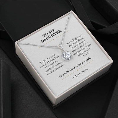 Load image into Gallery viewer, To My Daughter Wedding Day Eternal Hope Necklace Gift from Mom
