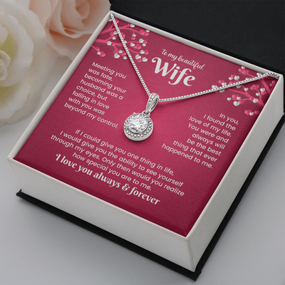 Load image into Gallery viewer, To My Wife Eternal Hope Necklace from Him, Birthday Gifts for Wife, Anniversary, Valentines Day Gift
