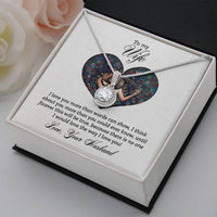 Load image into Gallery viewer, To My Amazing Wife Necklace Silver, Birthday Gift Ideas for Wife from Husband, Unique Gift for Wife
