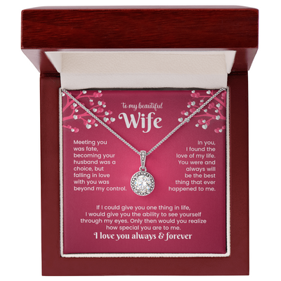 Load image into Gallery viewer, To My Wife Eternal Hope Necklace from Him, Birthday Gifts for Wife, Anniversary, Valentines Day Gift
