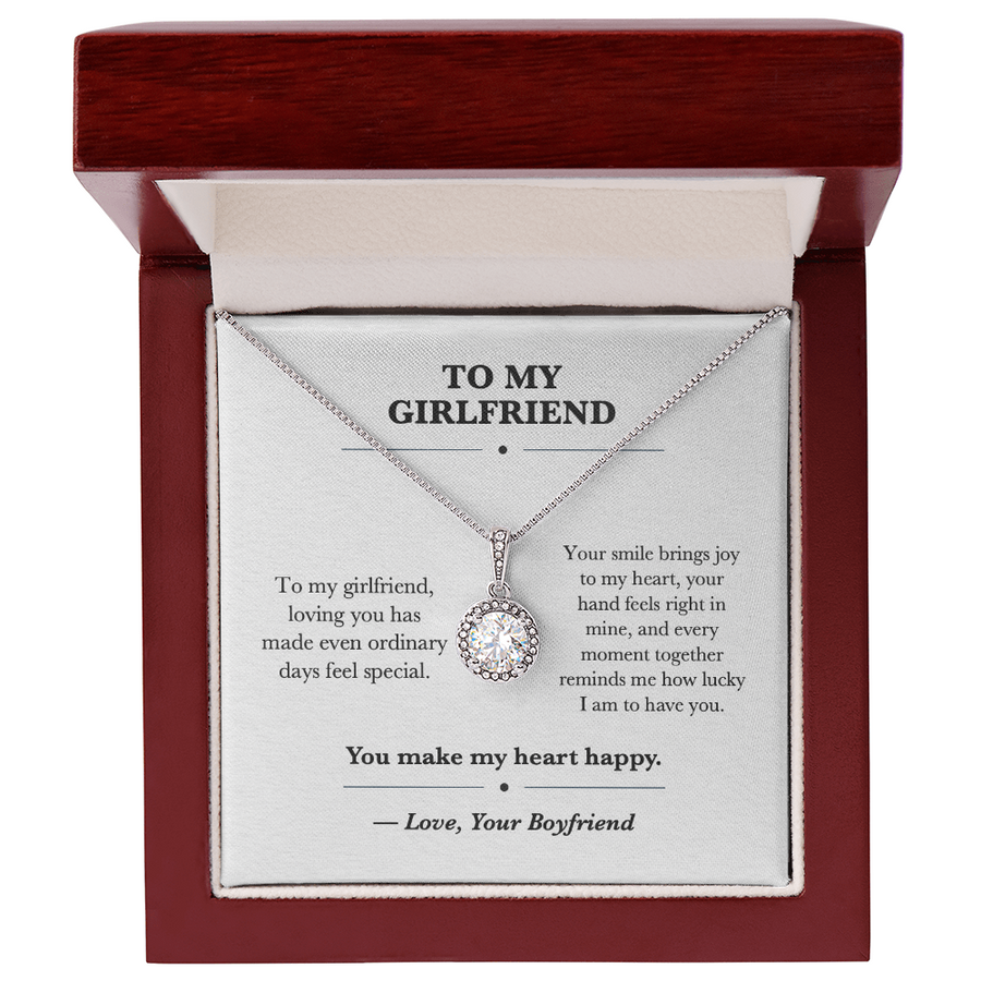 To My Girlfriend Everyday Love Eternal Hope Necklace from Boyfriend