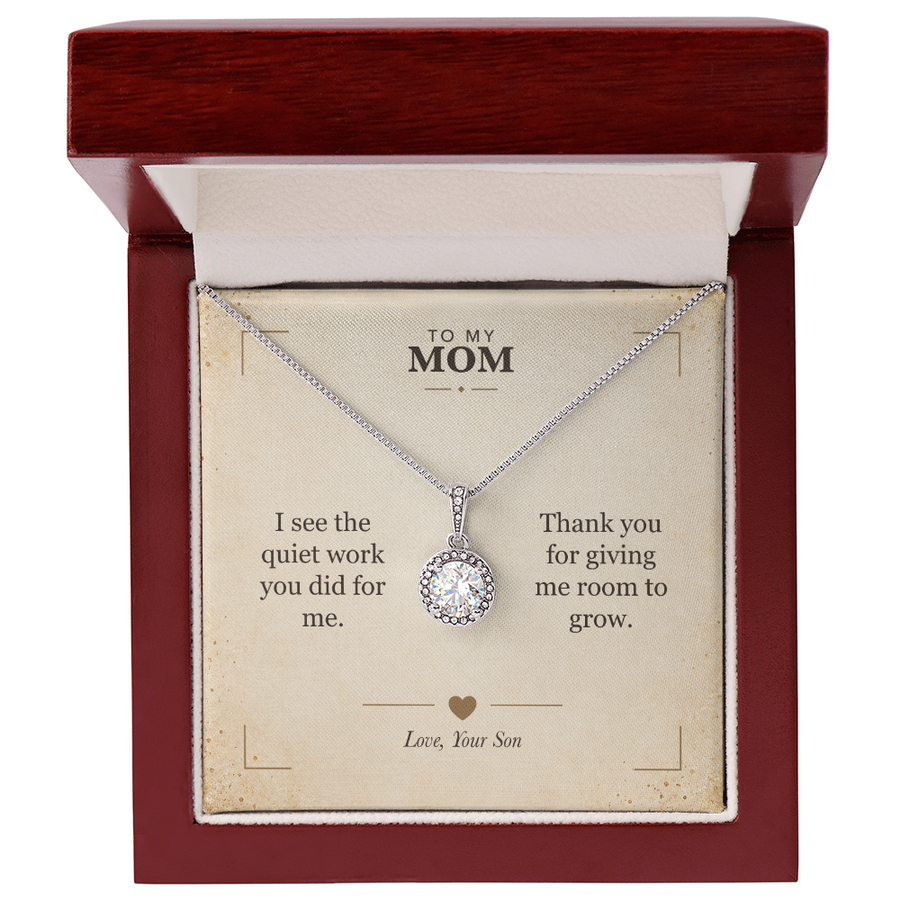 To My Mom Eternal Hope Necklace - Room to Grow