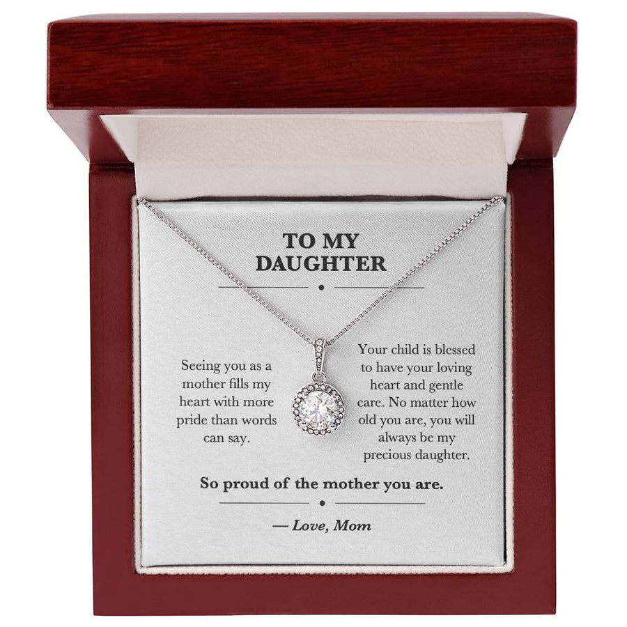 To My Daughter First Mother's Day Eternal Hope Necklace from Mom