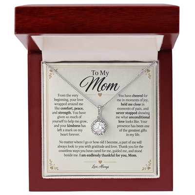 Load image into Gallery viewer, To My Mom - Endlessly Thankful for You Eternal Hope Necklace Gift
