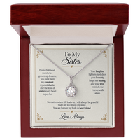 Load image into Gallery viewer, To My Sister - Forever My Built-In Best Friend - Eternal Hope Necklace
