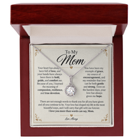 Load image into Gallery viewer, To My Mom - I Love You More Than Words Eternal Hope Necklace Gift
