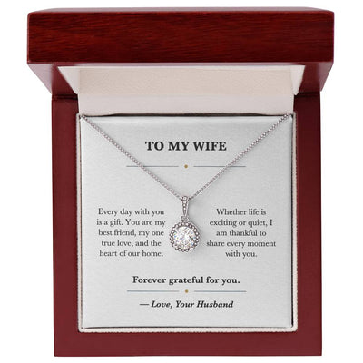 Load image into Gallery viewer, To My Wife Everyday Love Eternal Hope Necklace Gift from Husband
