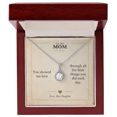 Load image into Gallery viewer, To My Mom, Love in the Little Things - Eternal Hope Necklace
