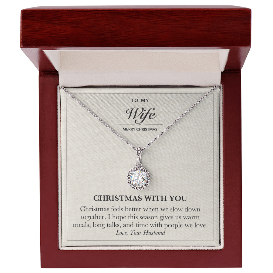 Christmas Gift for Wife Eternal Hope Necklace - With You