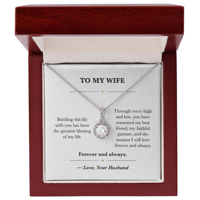 Load image into Gallery viewer, To My Wife Building a Life Eternal Hope Necklace Gift from Husband
