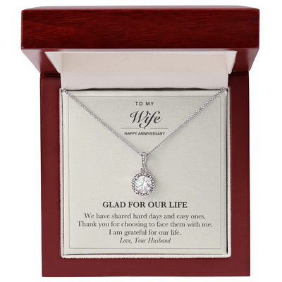 Load image into Gallery viewer, Anniversary Eternal Hope Necklace for Wife - Grateful for Us

