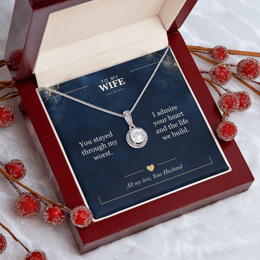 To My Wife, The Life We Build - Eternal Hope Necklace