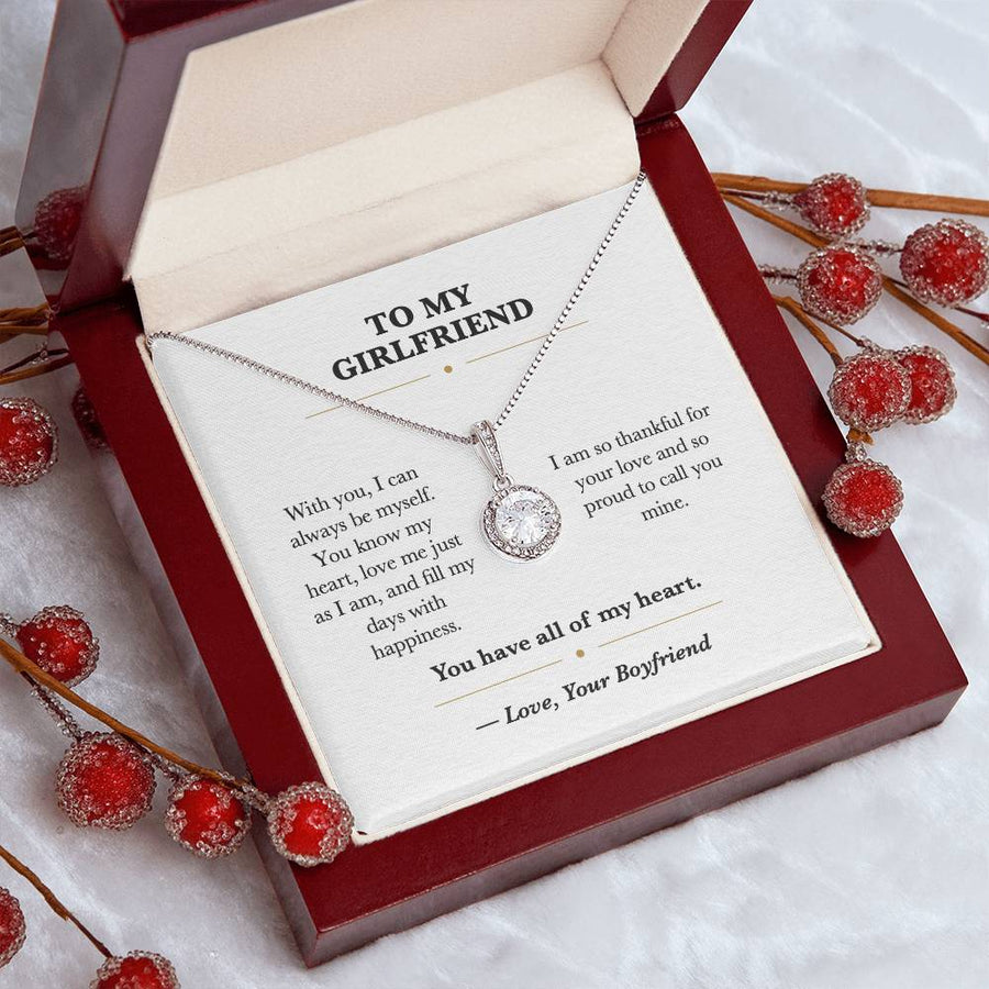 To My Girlfriend Safe Love Eternal Hope Necklace from Boyfriend