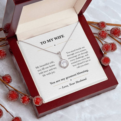 Load image into Gallery viewer, To My Wife Gratitude Eternal Hope Necklace Gift from Husband
