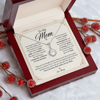 Load image into Gallery viewer, To My Mom - I Love You More Than Words Eternal Hope Necklace Gift
