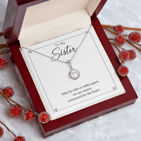 Load image into Gallery viewer, To My Sister - Connected by the Heart Eternal Hope Necklace Gift
