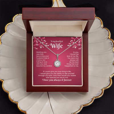 Load image into Gallery viewer, To My Wife Eternal Hope Necklace from Him, Birthday Gifts for Wife, Anniversary, Valentines Day Gift
