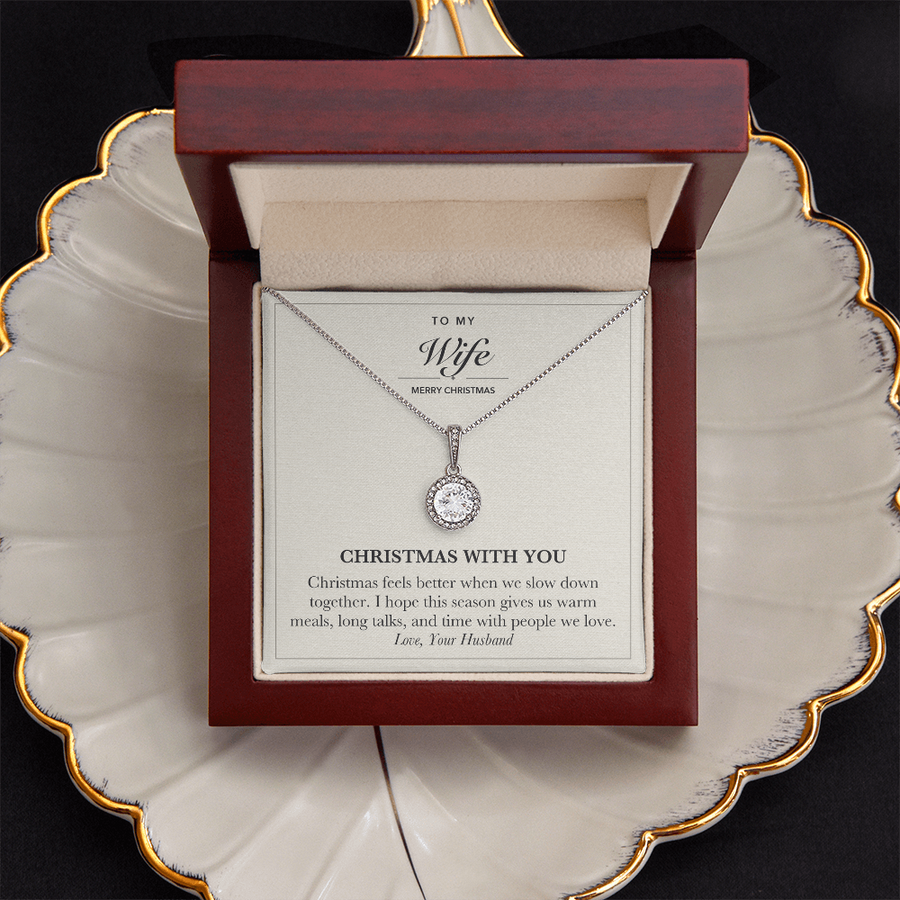 Christmas Gift for Wife Eternal Hope Necklace - With You