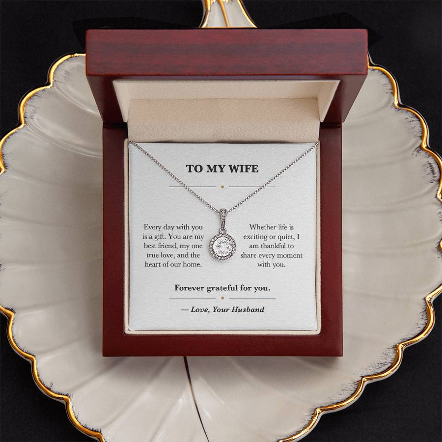 To My Wife Everyday Love Eternal Hope Necklace Gift from Husband