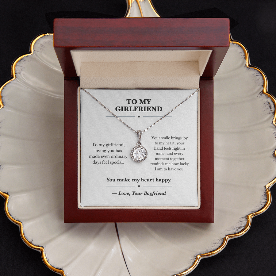 To My Girlfriend Everyday Love Eternal Hope Necklace from Boyfriend