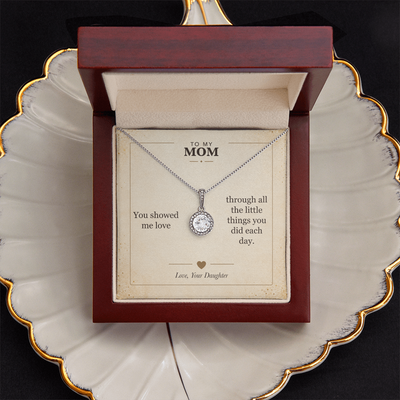 Load image into Gallery viewer, To My Mom, Love in the Little Things - Eternal Hope Necklace
