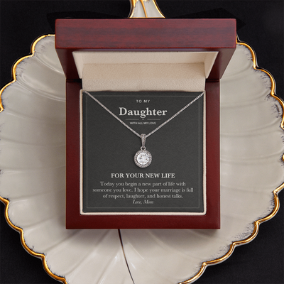 Load image into Gallery viewer, Wedding Day Eternal Hope Necklace for Daughter from Mom

