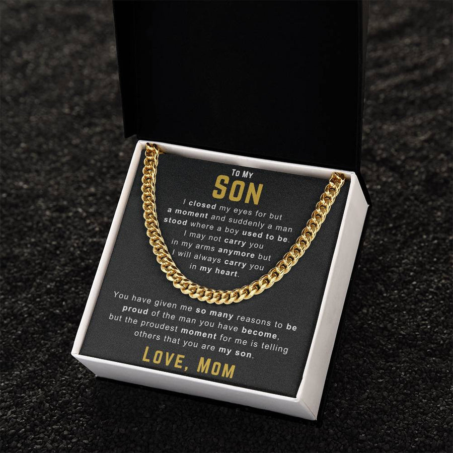 To My Son Necklace from Mom, You Have Given Me So Many Reasons to Be Proud