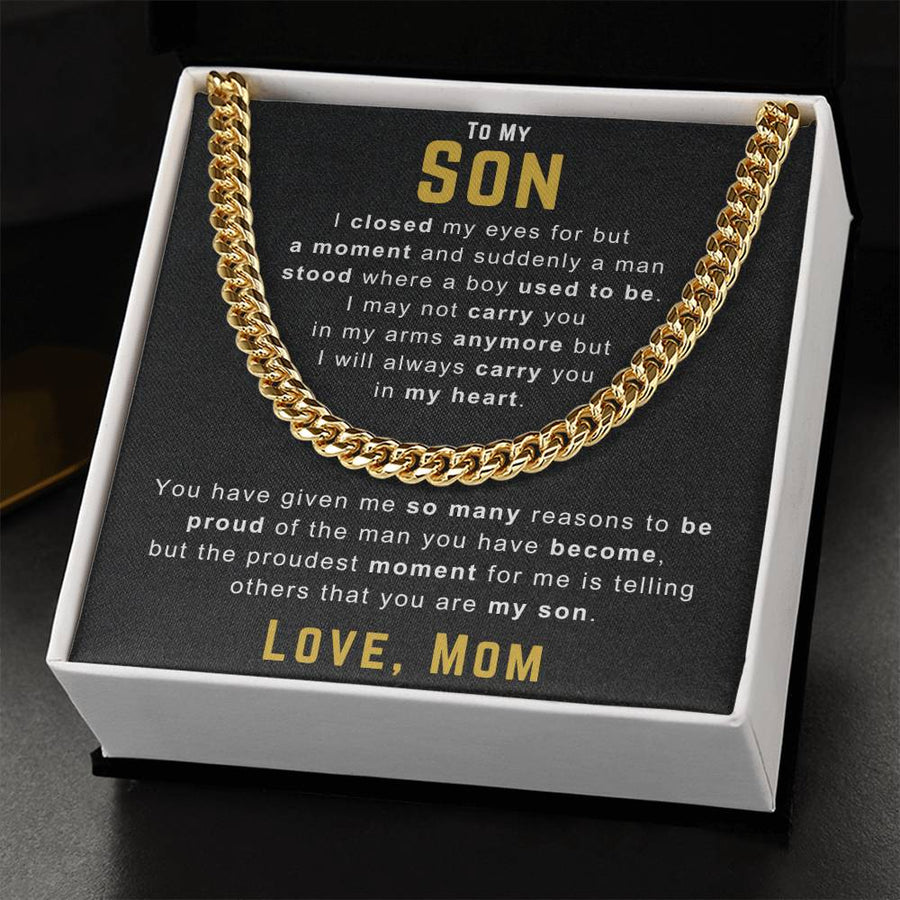 To My Son Necklace from Mom, You Have Given Me So Many Reasons to Be Proud