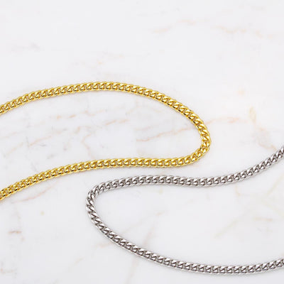Load image into Gallery viewer, To My Son Cuban Link Chain Silver, Birthday Christian Gift for Son from Mom
