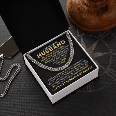 Load image into Gallery viewer, To My Husband Cuban Chain Link Birthday Gifts, the Day I Met You I Found My Missing Piece
