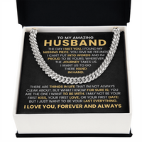 Load image into Gallery viewer, To My Husband Cuban Chain Link Birthday Gifts, the Day I Met You I Found My Missing Piece
