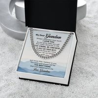 Load image into Gallery viewer, To My Grandson Necklace from Grandma, Always Remember Grandson Necklace
