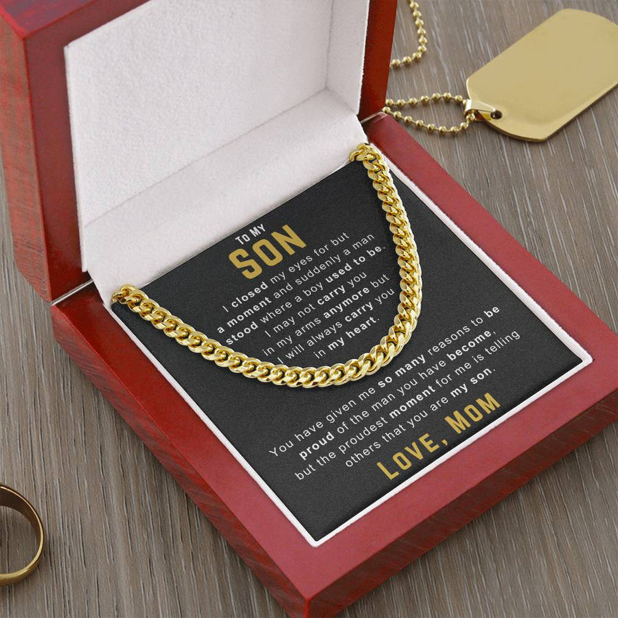 To My Son Necklace from Mom, You Have Given Me So Many Reasons to Be Proud